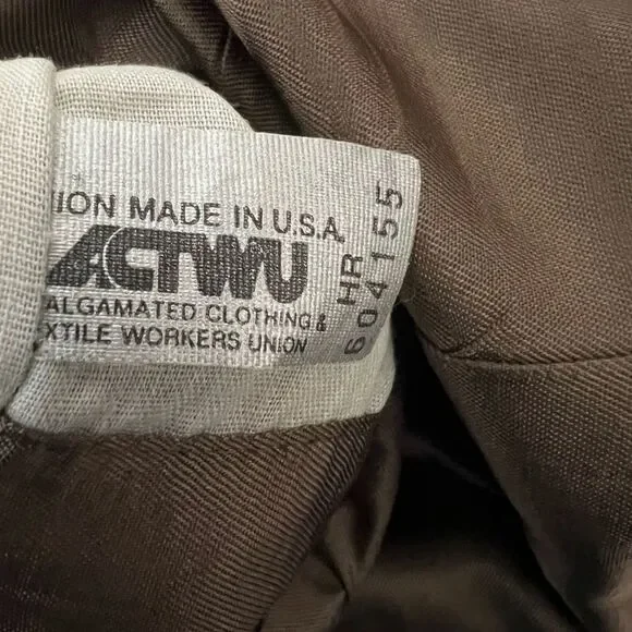 Givenchy Monsieur sport coat blazer jacket 48L tan multicolor Union- made in USA - Picture 6 of 6